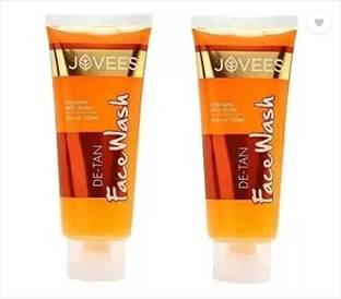 JOVEES De-Tan  120Ml (Pack of 2) Face Wash