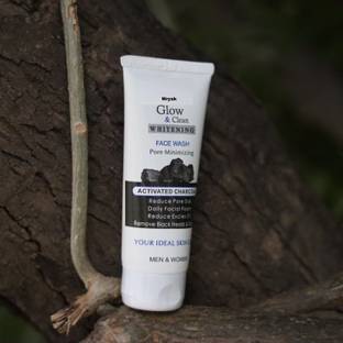 wryak Charcoal Activated Glow and Clean Whitening for Radiant Skin Face Wash