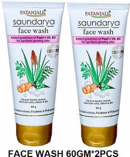 PATANJALI SAUNDARYA DEEP CLEASING FACE WASH 60GM (2PCS COMBO) Face Wash