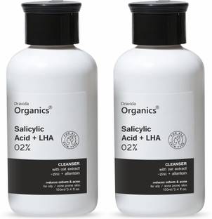 Dravida Organics 2% Salicylic Acid Face wash For Oily Skin - Oil Control & Anti Acne For Men & Women (100 ml) Face Wash