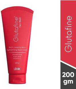 GLUTAFINE Rich Creamy with Glutathione, Kojic Acid for Skin Lightening Face Wash