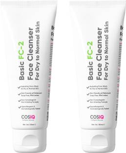Cos-IQ FC-2 Face Cleanser for Dry Skin, Oil Control & Anti Acne Face Wash