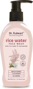 Dr. Kaiwart Rice Water Bright Face with Rice Water & Niacinamide for Glowing Skin | Cleanser for Uneven Skin Tone Face Wash