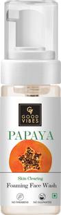 GOOD VIBES Papaya Foaming  Face Wash