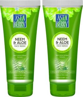 ASTABERRY Neem & Aloe  100ML (PACK OF 2) Face Wash
