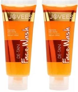 JOVEES De-Tan for brighter & even toned skin with Liquorice & bearberry extract Face Wash