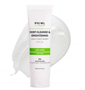 PROWL By Tiger Shroff Facewash 2% Salicylic Acid |Brightening Deep Cleanser| Face Wash