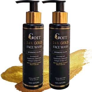 goit 24K Gold  Buy 1 Get 1 Free offer (100×2) ml Face Wash