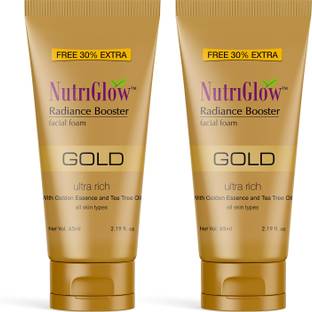 NutriGlow Gold Radiance Booster Foam (Pack of 2) Face Wash