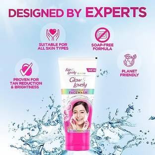 Glow & Lovely Instant Glow Advanced Multivitamin facewash 50g Face Wash