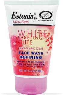 Estonia Refining  With White Crystallites and Micro Beads, Skin Brightening Face Wash