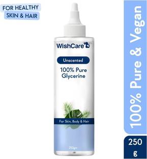 WishCare Pure & Unscented Glycerine - Pharmaceutical Grade, 100% Vegan, Hypoallergenic - Beauty & SkinCare