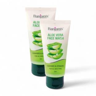 Banjaras Aloe Vera FaceWash - 50ml (Pack Of 2) Face Wash