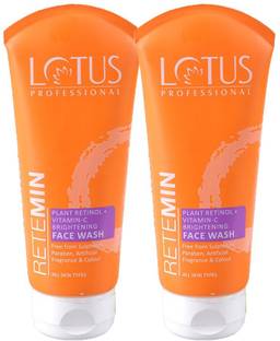 Lotus Professional Retemin Plant Retinol & Natural Vitamin C  | Whitening & Anti-Ageing Face Wash
