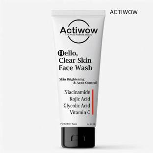 ACTIWOW Hello  with Natural AHAs Face Wash