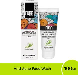 FURR 2% Salicylic Acid & Green Tea Anti Acne Face wash for Men & Women Face Wash