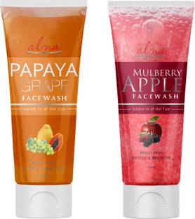 Alna Care Papaya Grape With Mulberry Apple Face wash |  Combo Face Wash