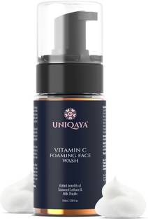 UNIQAYA Vitamin C Foaming - Deep Cleansing, Bright Complexion, For Acne, Fights Free Radicals, Reduce Pigmentation, Removes Dullness, For All Skin Type, 100ml Face Wash