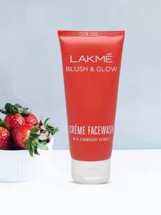 Lakmé Blush and Glow Strawberry Extracts Creme Face Wash