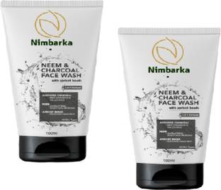 NIMBARKA NEEM+CHARCOAL FACE WASH 100ML EACH PACK OF 2 Face Wash