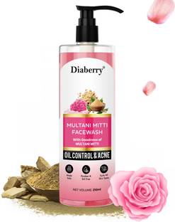 Diaberry Multani Mitti with Bulgarian Rose For Oil Control & Acne  Face Wash