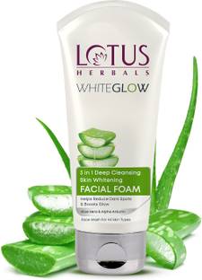 LOTUS HERBALS Herbals WHITEGLOW 3 in 1 Deep Cleansing Skin Whitening Facial Foam Face Wash