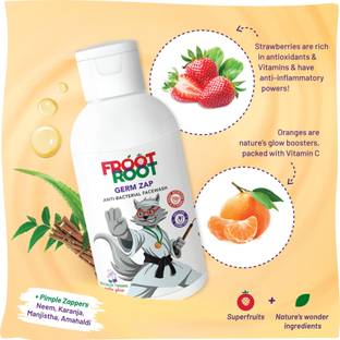 FROOT ROOT Germ Zap  for Tweens and Active Kids (5-12)| Face Wash