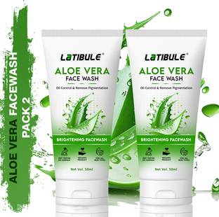 Latibule Aloevera Facewash For Skin Brightening & Lightening , Pimple Removing , Anti-Acne facewash Face Wash