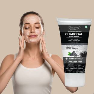 Remitol Charcoal Facewash For Men & Women Skin Brightening ' Skin Hydration ' Even Skin Face Wash