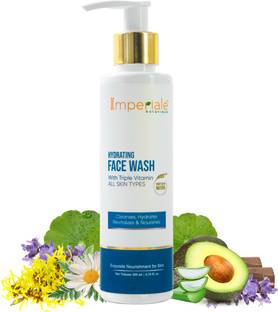 IMPERIALE BOTANIQUE Hydrating Facial Cleanser with Botanical Extracts, Vitamins, Plant-Based Butter Face Wash