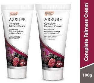 ASSURE MS Complete Fairness Cream 50g Pack of 2 Face Wash