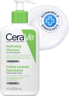 CeraVe Hydrating Cleanser  For Dry Skin with Ceramides & Hyaluronic Acid Face Wash