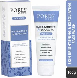 PORES BE PURE Skin Brightening & Exfoliating  Ph Balanced Zero Parabens No Sulphates Face Wash
