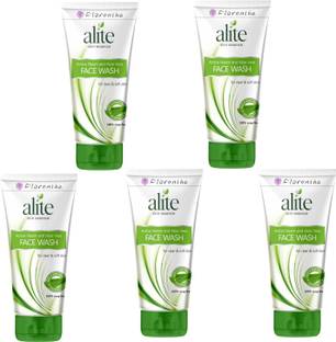 FLORENTHA ALITE ACTIVE NEEM FACEWASH FOR ACNE HEALTHY & GLOWING PACK OF- 70g x 5 Face Wash