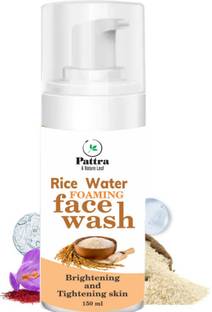 Pattra Rice water Foaming  For Brighter & Tighter Face Face Wash