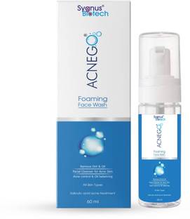Acnego Foaming Facewash | Remove Dirt & Oil | Salicylic Acid for Acne Control & Oil Balancing | 60 ml Face Wash