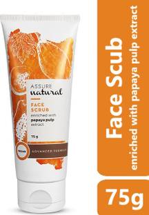 ASSURE Natural Face Scrub is enriched with papaya pulp extract Face Wash