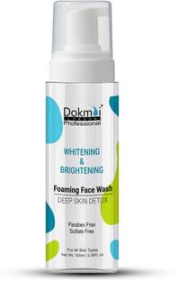 DOKMAI LONDON Whitening & Brightening Foaming face wash Deep skin Detok| Parabeen Free| Sulhpate Free| 100ml Face Wash