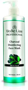Vedic Line Charcoal Disinfecting  Reduce Acne & Impurities For Clear skin, Face Wash