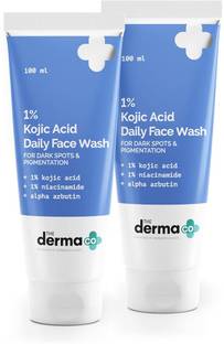The Derma Co 1% Kojic Acid with Niacinamide & Alpha Arbutin For Dark Spots, Blemishes & Pigmentation  Face Wash