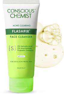 Conscious Chemist Salicylic Acid  | Oily & Acne Skin | Unclogs Pores & Reduces Oil Face Wash