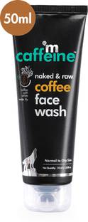 mCaffeine Coffee Face Cleanser for Glowing Skin, Dirt Removal, Reduce Face Acne, D TAN Face Wash