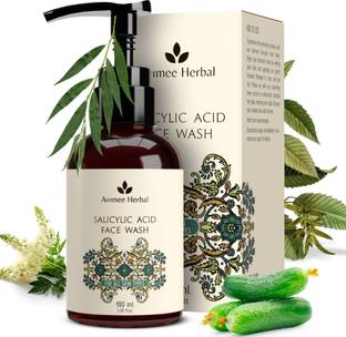 Avimee Herbal 2% Salicylic Acid  for Oily Skin | Sulphate Free, For Acne or Pimples Face Wash