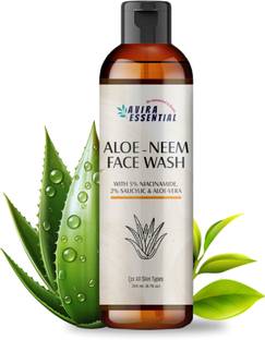 Avira Essential Anti Acne Aloe-Neem Facewash For Oily, Dry, Sensitive Skin| Spots & Pimple Clear Face Wash
