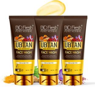 Biofresh Ubtan Skin Whiting  with Turmeric, Saffron, Almond and Rose Water Face Wash