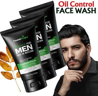 smartdrops Men Facewash For Deep Clean & Oil Control Facewash, For Daily Use  Face Wash