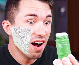 REIMICHI All Type Skin Green Tea Purifying Clay Stick Oil Control Face Wash