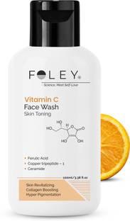 FOLEY Vitamin C  Brightens Skin Ferulic Acid, Copper tripeptide � 1, Ceramide Face Wash