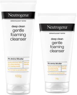 NEUTROGENA Deep Clean Gentle Foaming | 8% Amino Micellar | Skin pH Friendly | Daily usage Face Wash