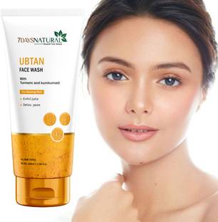 7 Days Natural ubtan Face wash for fight Acne pimples brightness skin tone Face Wash